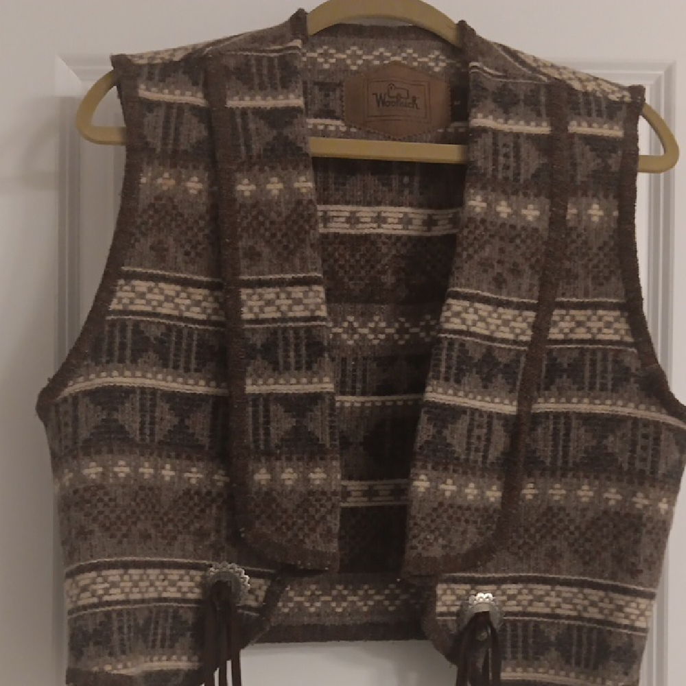 Wool Western Vest